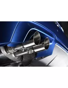 BMW M5 (F10) Milltek Sport Cat-Back 4x 90 chrome GT utblås med aktiva avgasventiler 2