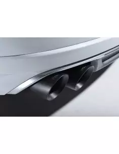 Audi S5 3,0TFSi Coupé / Cab B8.5 Milltek Sport Cat-Back 4x 100 svarta GT utblås med aktiva avgasventiler 2