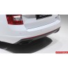 Skoda Octavia RS 5E svarta utblås höger och vänster
