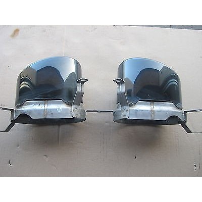 Audi RS6 C7 svarta utblås höger och vänster