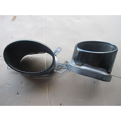 Audi RS6 C7 svarta utblås höger och vänster