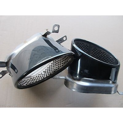 Audi RS6 C7 svarta utblås höger och vänster