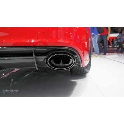 Audi RS6 C7 svarta utblås höger och vänster