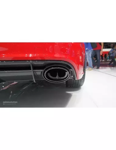 Audi RS6 C7 svarta utblås höger och vänster