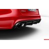 Audi RS6 C7 svarta utblås höger och vänster