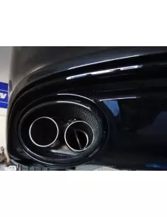 Audi RS7 4,0TFSi 4G svarta utblås höger och vänster