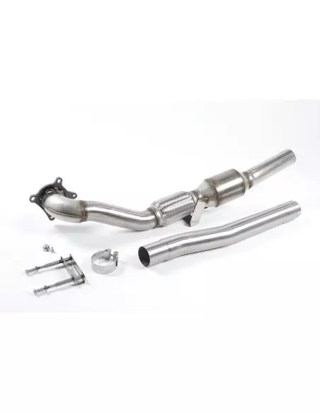 VW Beetle 2,0TFSi Milltek Sport 3" Downpipe med HJS racekatalysator (för 3" Milltek Sport Cat-Back)