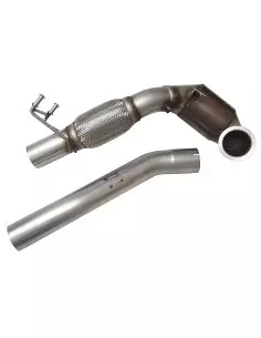 Audi TTS 2,0TFSi 8S Milltek Sport 3" gjuten Downpipe med 200 cells racekatalysator (upp till 400hk)