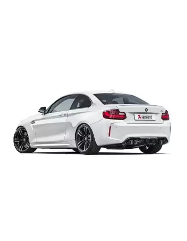 BMW M2 F87 Akrapovic Evolution System i Titan med kolfiber utblås