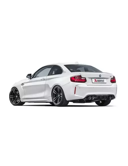 BMW M2 F87 Akrapovic Evolution System i Titan med kolfiber utblås