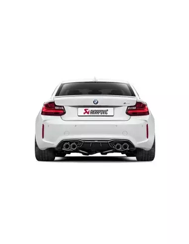 BMW M2 F87 Akrapovic Evolution System i Titan med kolfiber utblås