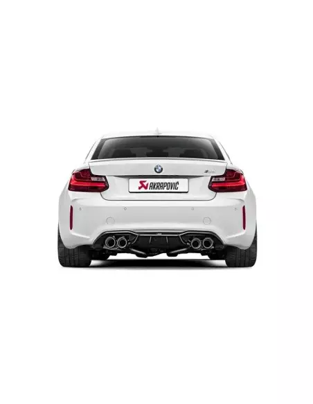 BMW M2 F87 Akrapovic Evolution System i Titan med kolfiber utblås