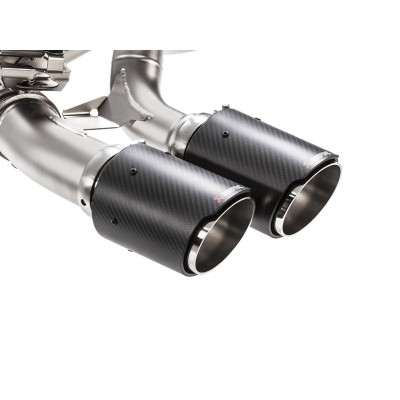 BMW M2 F87 Akrapovic Evolution System i Titan med kolfiber utblås