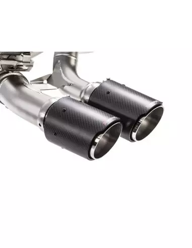 BMW M2 F87 Akrapovic Evolution System i Titan med kolfiber utblås