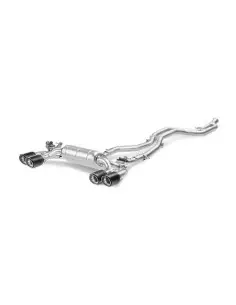 BMW M2 F87 Akrapovic Evolution System i Titan med kolfiber utblås