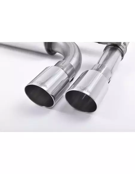 BMW M2 F87 Milltek Sport Cat-Back 4x GT90 Chrome utblås med aktiva avgasventiler