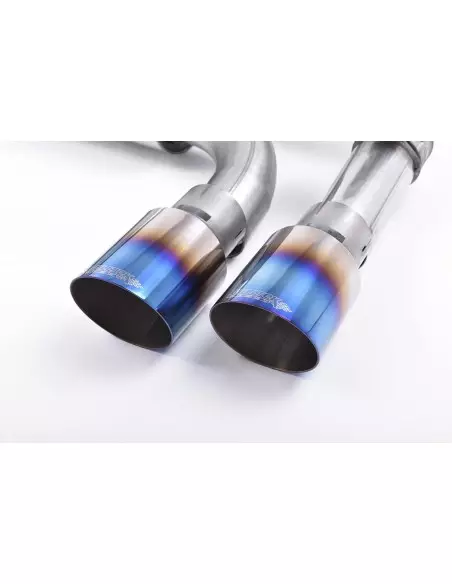 BMW M2 F87 Milltek Sport Cat-Back 4x GT90 Brända titan utblås med aktiva avgasventiler