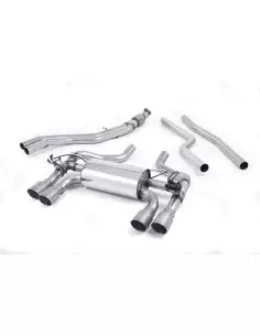 BMW M2 F87 Milltek Sport Cat-Back 4x GT90 Titan utblås med aktiva avgasventiler 2
