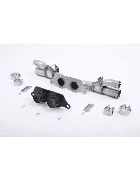 Porsche 991 3,8 GT3 Milltek Sport Cat-Back avgassystem använder original utblås