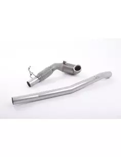 Audi TTS 2,0TFSi 8S Milltek Sport 3" gjuten Downpipe med HJS 200 cells racekatalysator (upp till 500hk)