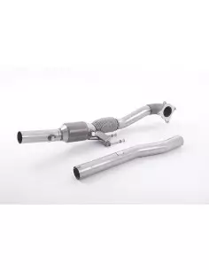 Audi TTS 2,0TFSi 8J Milltek Sport 3" Downpipe med HJS racekatalysator
