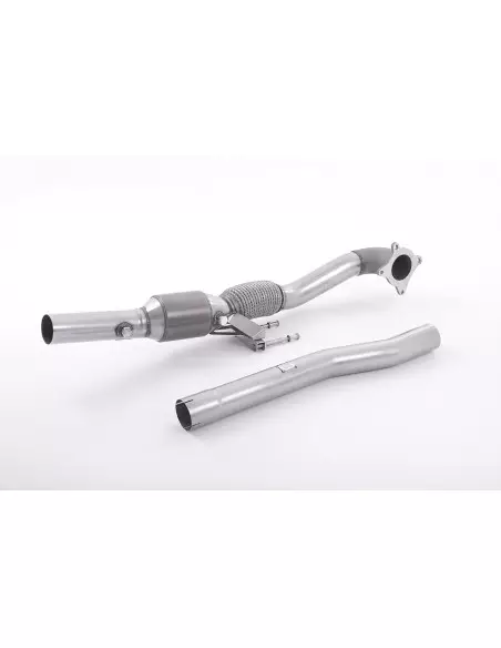 Audi TTS 2,0TFSi 8J Milltek Sport 3" Downpipe med HJS racekatalysator