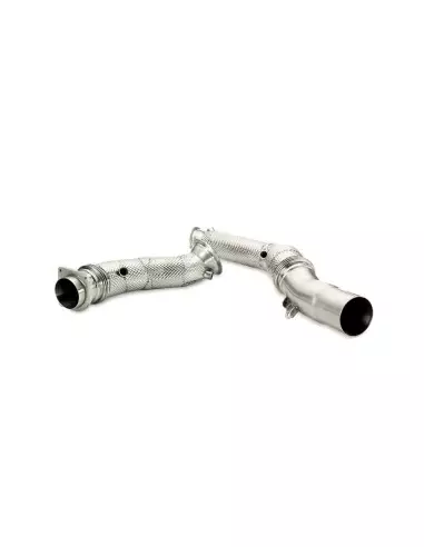BMW M4 F82 / F83 Akrapovic Downpipes i Rostfritt utan katalysatorer