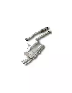 Mini Cooper 1,6i R50 Milltek Sport Cat-Back 90mm chrome JET utblås
