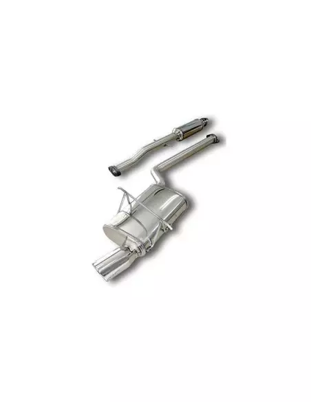 Mini Cooper 1,6i R50 Milltek Sport Cat-Back 90mm chrome JET utblås