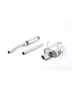 Mini Cooper 1,6i R50 Milltek Sport Cat-Back 90mm chrome JET utblås 2