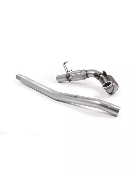Seat Leon 2,0TFSi Cupra (2wd) Milltek Sport 3" gjuten Downpipe med 200 cells racekatalysator (upp till 400hk)
