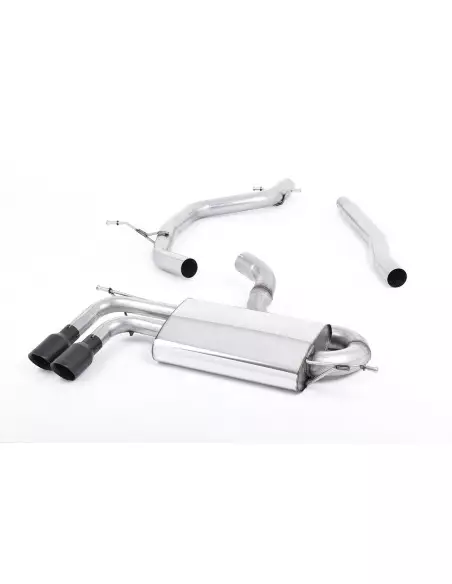 VW Golf GTD mk6 Milltek Sport från Partikelfilter 2x 80 svarta GT utblås