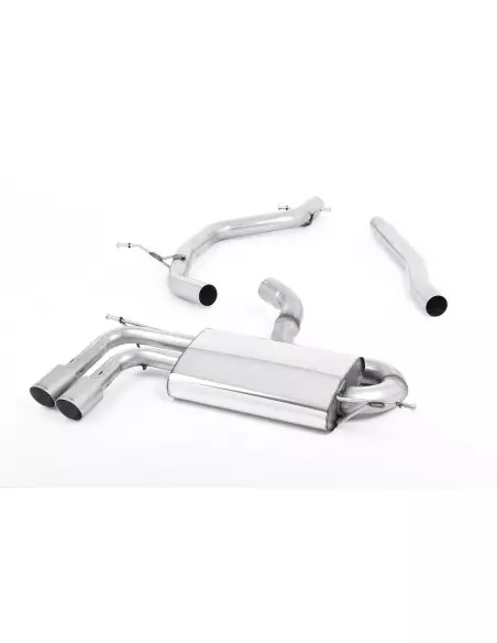 VW Golf GTD mk6 Milltek Sport från Partikelfilter 2x 80 titan GT utblås