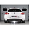 VW Scirocco 2,0TFSi GT Milltek Sport 3" Cat-Back Non-Resonated 2x ovala svarta utblås (kräver Scirocco R diffuser)