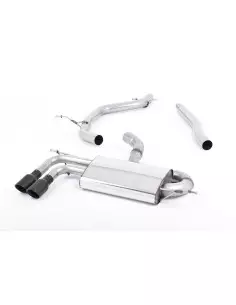 VW Scirocco 2,0TDi GT 177hk Milltek Sport från Partikelfilter 2x 80 svarta GT utblås