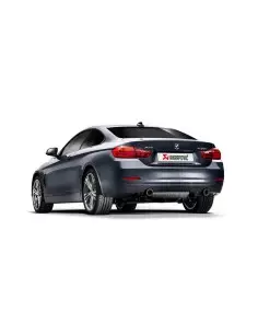 BMW 435i F32 / F33 Akrapovic Evolution System i rostfritt med kolfiber utblås 2
