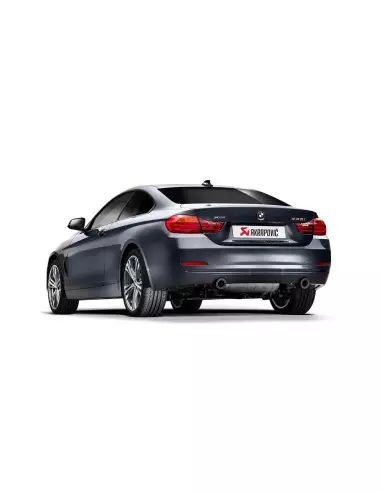 BMW 435i F32 / F33 Akrapovic Evolution System i rostfritt med kolfiber utblås