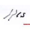Audi RS6 4,0TFSi C7 Milltek Sport Downpipes med svart coating och utan katalysatorer