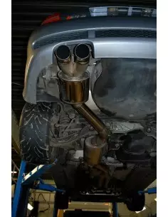 Audi RS4 B5 Stertman Motorsport Turbo-Back avgassystem i rostfritt med HJS racekatalysatorer 2