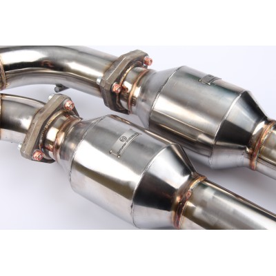 Audi RS3 2,5TFSi 8P Wagner Tuning Downpipes med 2x 100 Cell racekatalysatorer