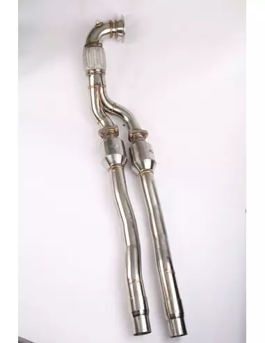 Audi RS3 2,5TFSi 8P Wagner Tuning Downpipes med 2x 100 Cell racekatalysatorer