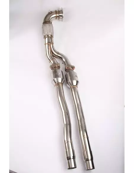 Audi RS3 2,5TFSi 8P Wagner Tuning Downpipes med 2x 100 Cell racekatalysatorer