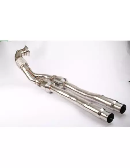 Audi TTRS 2,5TFSi 8J Wagner Tuning Downpipes med 2x 100 cell racekatalysatorer