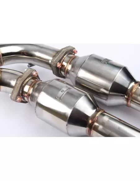 Audi TTRS 2,5TFSi 8J Wagner Tuning Downpipes med 2x 100 cell racekatalysatorer