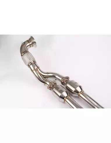 Audi TTRS 2,5TFSi 8J Wagner Tuning Downpipes med 2x 100 cell racekatalysatorer