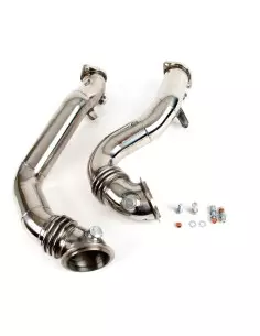 BMW 335i E9X N54 Wagner Tuning Downpipes utan katalysatorer 2