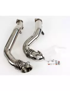 BMW 135i E82 N54 Wagner Tuning Downpipes utan katalysatorer 2