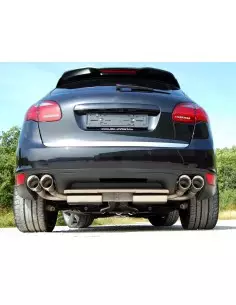 Porsche 958 Cayenne Turbo / Turbo S Milltek Sport 2,76" Cat-Back avgassystem 4xGT100 utblås - Non-Resonated (mindre-dämpad)