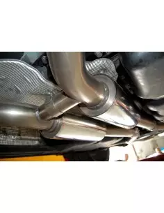 Porsche 958 Cayenne Turbo / Turbo S Milltek Sport 2,76" Cat-Back avgassystem använder original utblås - Non-Resonated (mindre-dä 2