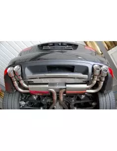 Porsche 958 Cayenne Turbo / Turbo S Milltek Sport 2,76" Cat-Back avgassystem använder original utblås - Non-Resonated (mindre-dä